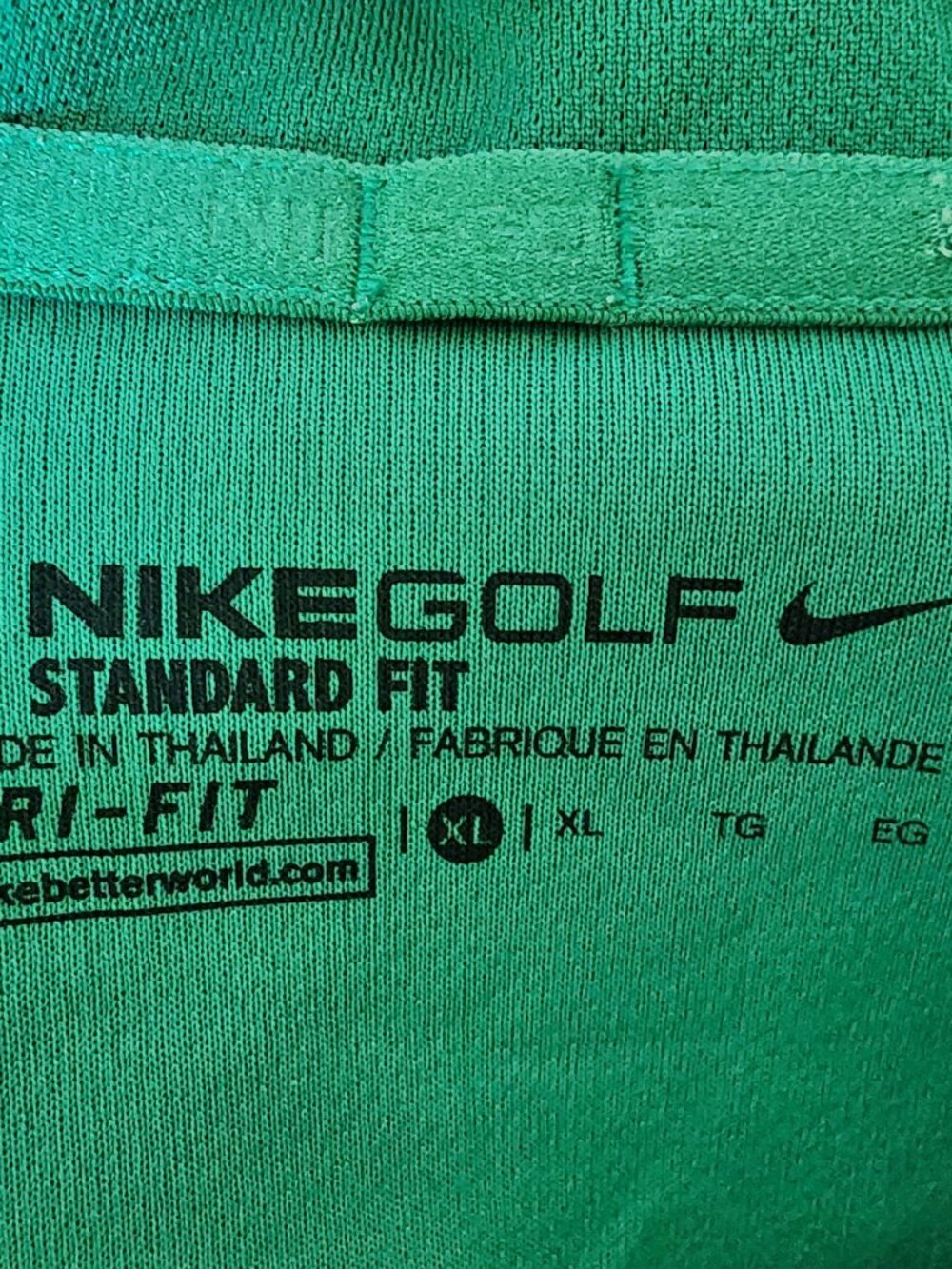 Men's Nike Dri Fit Short Sleeve Golf Shirt Size XL - Picture 2 of 2